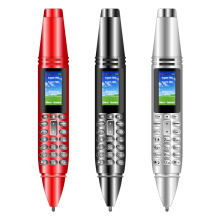 MOQ 100PCS new product UNIWA AK007 0.96 Inch Screen Dual SIM Card GSM Pen Shaped Mobile Phone